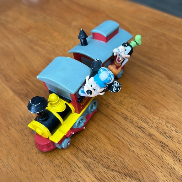 Disney Other - Vintage 1990’s Disneyland Park train. Mickey in the engine Goofy in Caboose